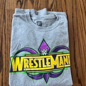 Wrestlemania long sleeve tshirt WWE new